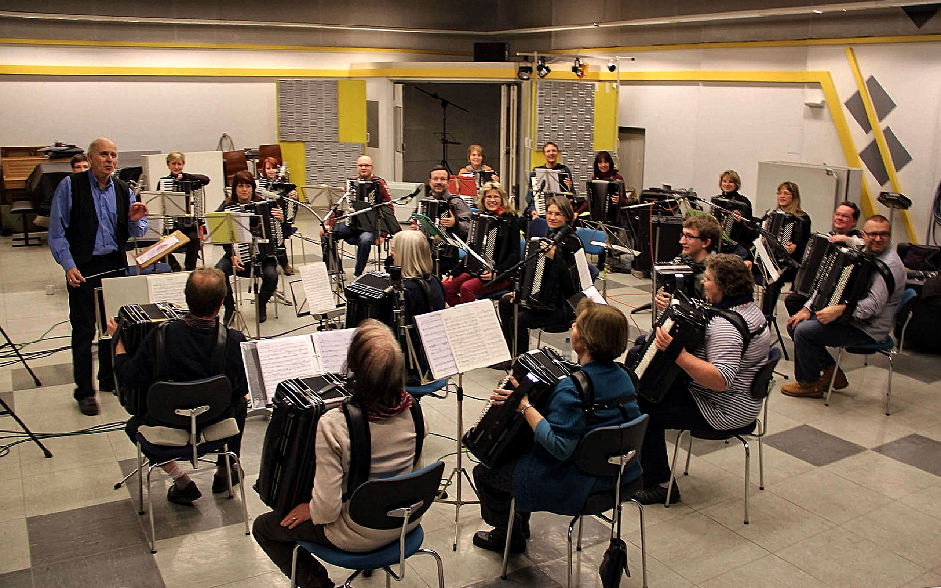 1. Orchester in den Bauer Studios Ludwigsburg